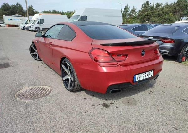 BMW Seria 6 cena 129900 przebieg: 74000, rok produkcji 2012 z Świnoujście małe 529